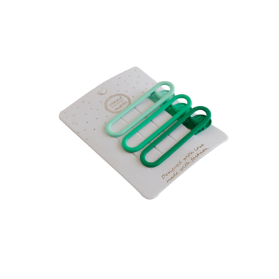 夏天糖果色系边夹鸭嘴夹