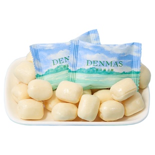 丹玛仕DENMAS糖果原汁椰子糖喜糖网红散装结婚糖高颜值伴手礼零食