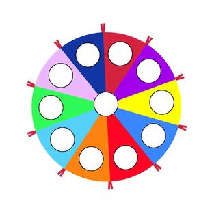 打地鼠彩虹伞幼儿园早教亲子户外玩具游戏儿童运动感统训练器材