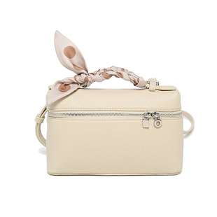 包包女新款2025饭盒包LP包真皮单肩斜挎手提包化妆包女便携小型包