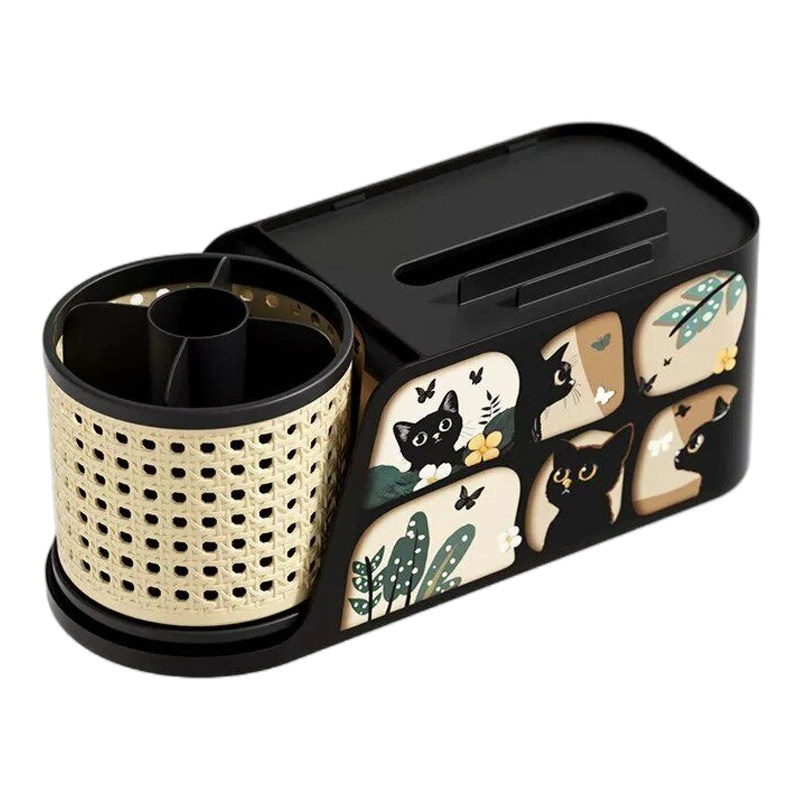 中古风纸巾盒高档遥控器收纳盒