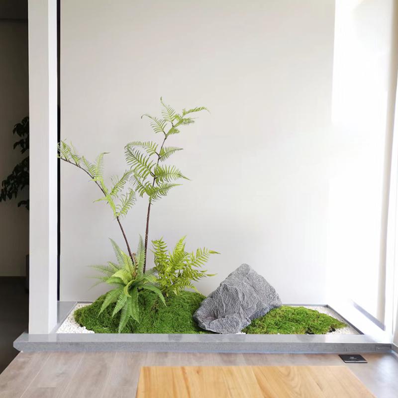 仿真苔藓绿植微景观造景室内客厅软装仿生假植物落地盆景装饰摆件