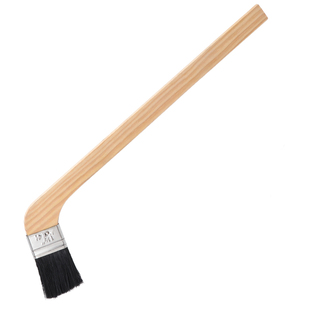 长柄弯头刷黑棕毛刷弯柄刷木柄刷子船用油漆涂料刷机床磨具工业用