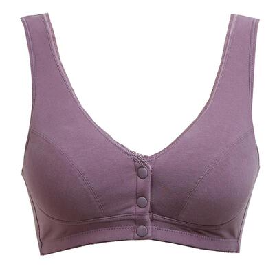 妈妈内衣文胸中老年女背心式大码