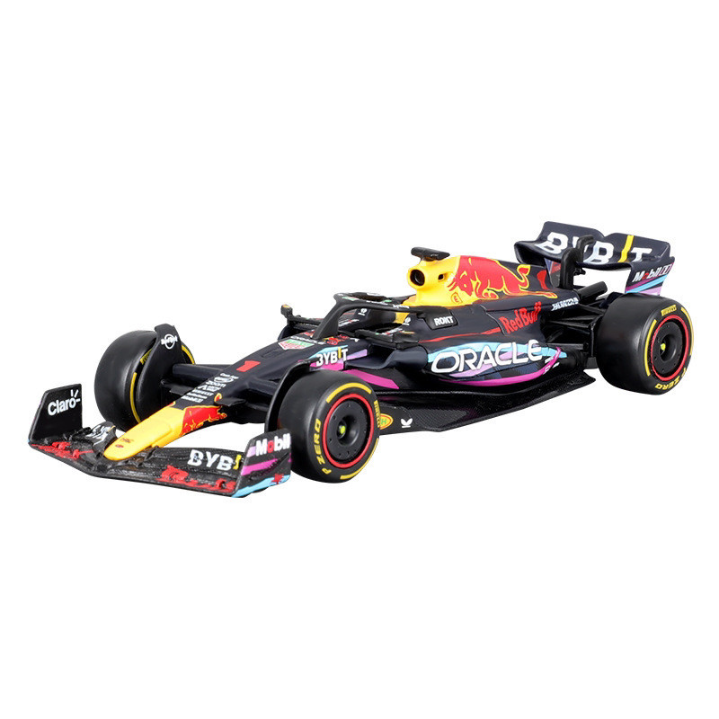 比美高1:43红牛RB19迈阿密特涂一级方程式赛车模型维斯塔潘F1收藏