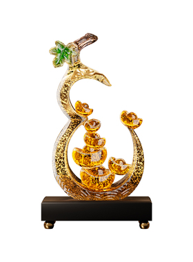 招财元宝葫芦摆件高级感客厅玄关电视柜酒柜装饰搬家乔迁新居礼物