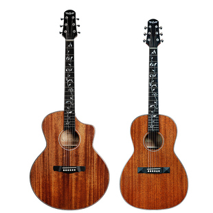 Natasha娜塔莎生命之树38寸41寸桃花芯全单民谣加振电箱吉他入门