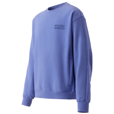 KOLON SPORT可隆户外休闲衣男女同款WEATHER MONSTER印花卫衣