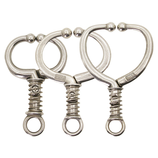 弹簧牛鼻环牛鼻圈 牛鼻钳大号不锈钢牛鼻子牵引扣免打孔牵引设备