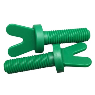 pp蝶形螺丝塑料防腐手拧头y型塑胶螺栓m6/m8/m10螺杆螺母配套pcb