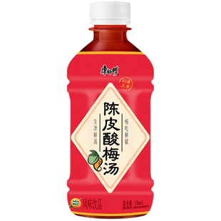 康师傅酸梅汤风味饮料330ml*12瓶整箱酸梅汁饮品迷你瓶 批发