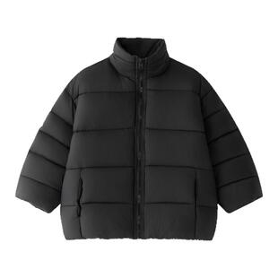 虾酱麻麻男童羽绒服冬装2025新款男孩白鸭绒黑色加厚儿童保暖外套