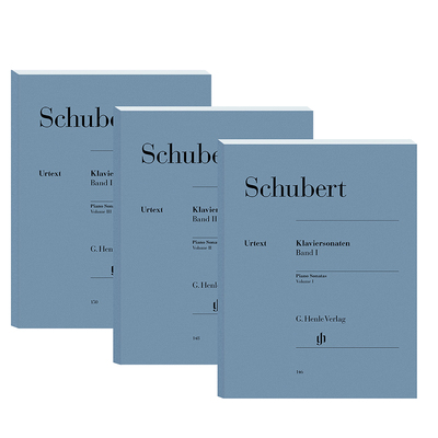 舒伯特钢琴奏鸣曲集独奏带指法