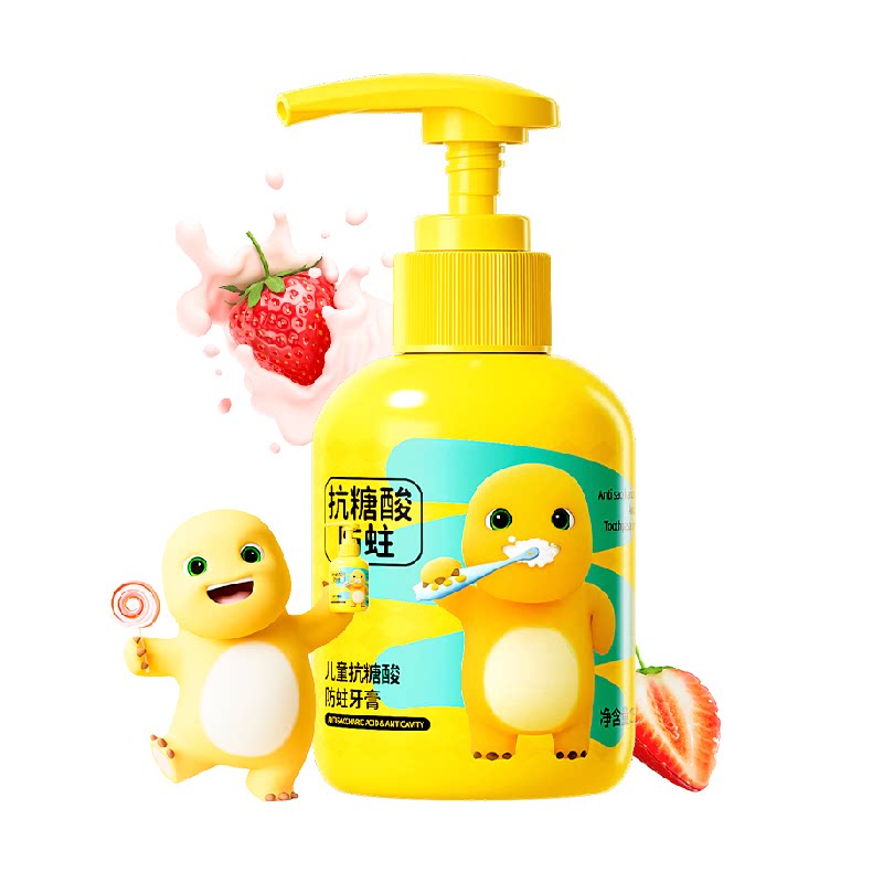 臻选恐龙医生抗糖防蛀儿童牙膏150g