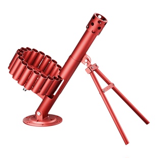 新款19连发二脚踢发射器放炮仗小钢炮辅助器支架炮架子二脚踢神器