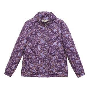 MIAOCAI妙采碎花新年短款羽绒服50岁60岁宽松时尚妈妈装外套上衣