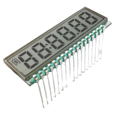 动态驱动6位字段式lcd液晶显示屏