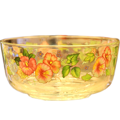 花色韩国经典无铅耐高温小饭碗