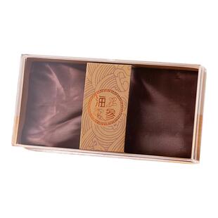 高档海参包装盒一斤半斤装加厚海参内盒透明亚克力干海参礼品盒空