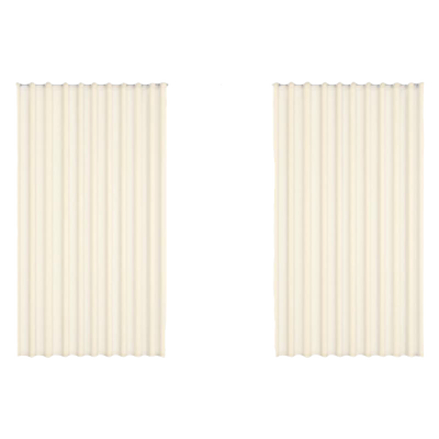 幻影奶油纱透光不透人免打孔一套