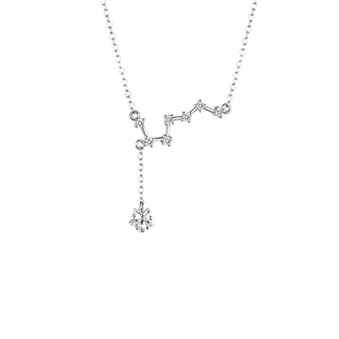 s925纯银北斗七星项链女夏气质轻奢小众2021年新款百搭仙气锁骨链