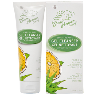 绿海狸100%天然有机儿童洗面奶芦荟清新温和洁面乳青少年孕妇低泡