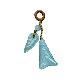 小坠子小提溜小滴溜 天然翡翠珠串文玩配饰手链DIY挂坠吊坠玉挂件