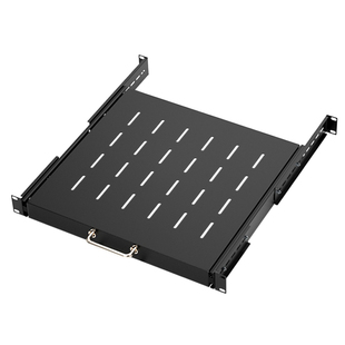 顶臻科技机柜滑动轨道抽拉式托盘伸缩键盘抽屉层板高承重机房服务器托板网络隔板