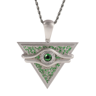 bobbynopeace同款千年积木吊坠嘻哈古巴项链街头个性rapper配饰潮