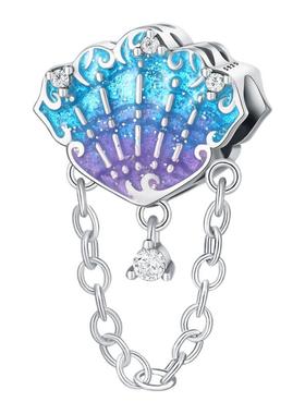 海洋世界系列串珠BEADS潘家风格手链珠子S925纯银爽脆薯条吊坠DIY