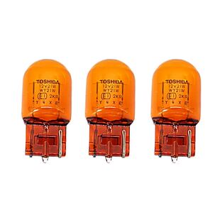 TOSHIBA东芝T20汽车转向灯灯泡12V单丝WY21W前后拐弯琥珀色灯泡