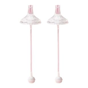 适配贝亲吸管奶瓶配件学饮嘴鸭嘴奶嘴宽口径重力球第二代手柄