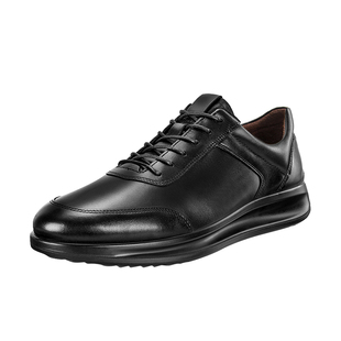 奥勒伦皮鞋男款春秋新款头层牛皮真皮商务休闲鞋通勤舒适软底男鞋