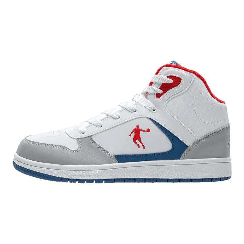 乔丹男鞋高帮鞋2025冬季新款加绒保暖二棉鞋官方正品男士休闲板鞋