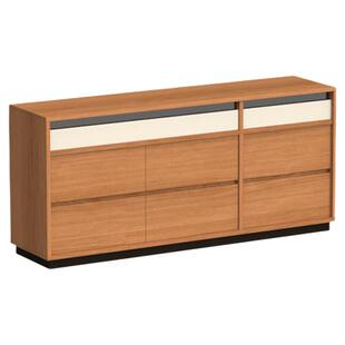 出乎生活时光八斗柜实木小户型卧室客厅中古储物日式樱桃木收纳柜