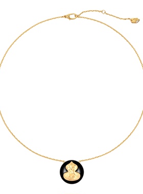 GXIAOXIAO百搭黑金色葫芦项链