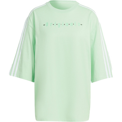 Adidas/阿迪达斯正品三叶草夏季女子圆领透气宽松短袖IQ3403