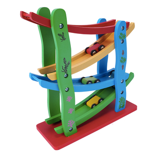 男女孩四层滑翔车轨道滑车1-2-3岁宝宝惯性益智玩具手眼协调训练