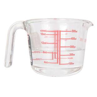 学厨500ml毫升容量耐高温玻璃可冷藏计量杯家用模具家用烘焙工具