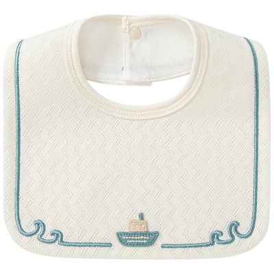 乖奇熊新生儿宝宝防水口水巾四季