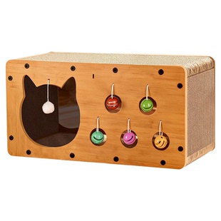 猫抓板猫窝猫咪玩具一体耐磨不掉屑四季通用超大耐抓窝磨爪子神器