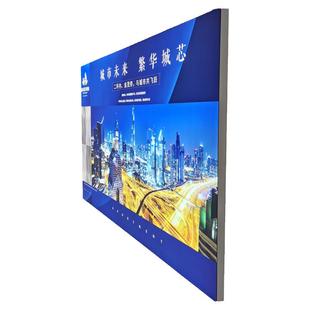 定制led超薄无边框uv软膜卡布灯箱挂墙式户外门头摆摊广告牌灯箱