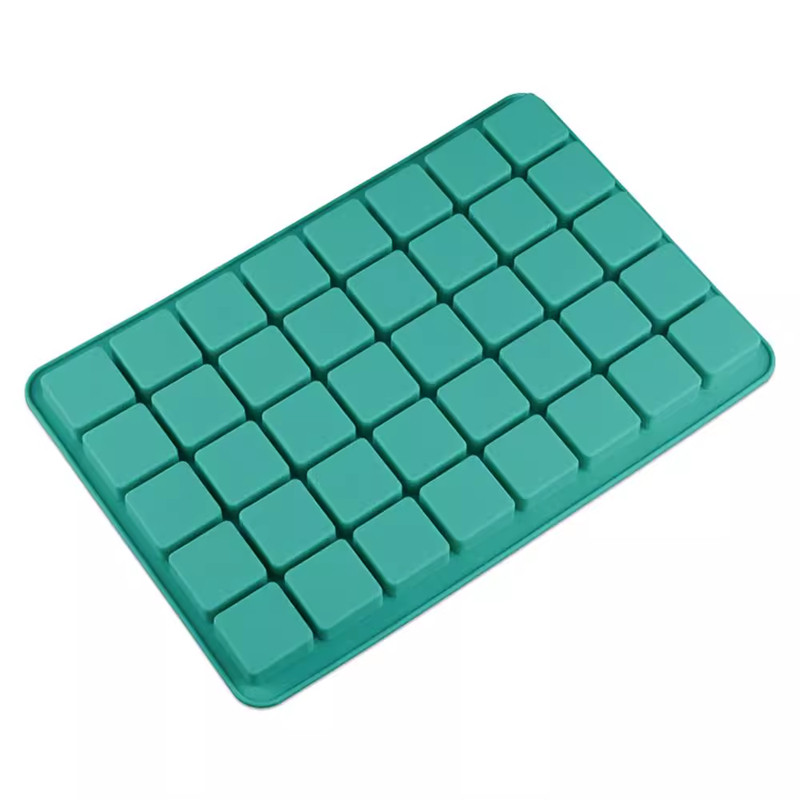 方格碎冰块硅胶冰格模具生巧克力烘焙模具