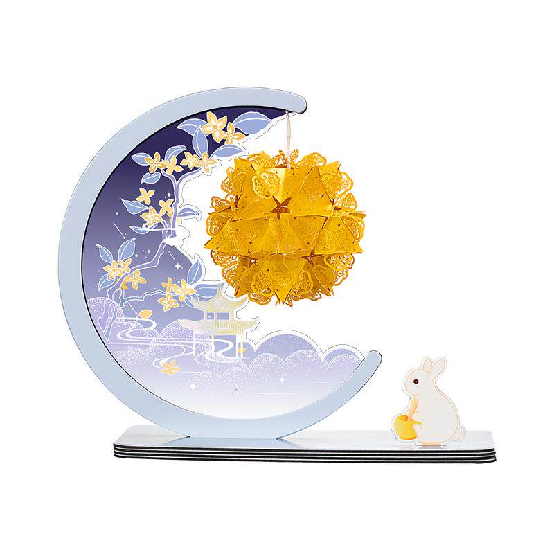 故宫淘宝｜花月夜中国风古风diy纸雕灯文创小夜灯中秋节生日礼物