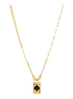 ins小众感嘻哈网扑克牌装饰项链