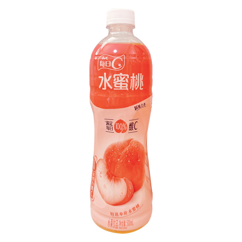 康师傅水蜜桃500ml瓶装饮料