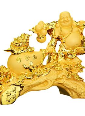 弥勒佛招财供奉金蟾玄关开业礼品