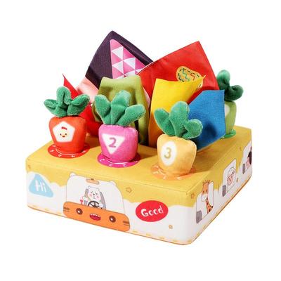 拔萝卜抽纸盒宝宝0一1岁玩具