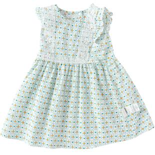 巴拉巴拉宝宝连衣裙儿童公主裙女童夏装2026新款甜美童装透气薄款