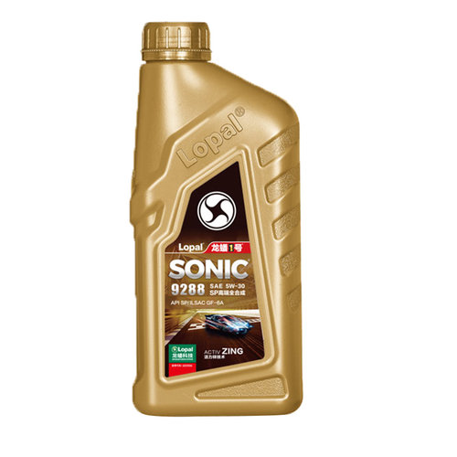 龙蟠1号SONIC9288 SP 5W-40 全合成汽车发动机机油BBA高端车1L